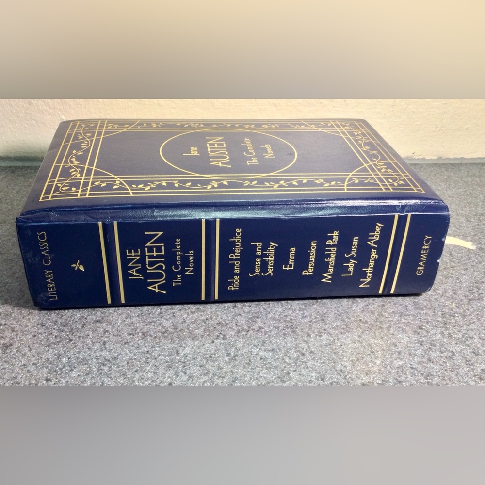 Jane Austen - The Complete Novels - Vintage 1981 Leather Bound Gilded Edge Book - Picture 2 of 10